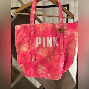 NWT Pink by Victoria Secret Pink Tie-Dye Tote Bag